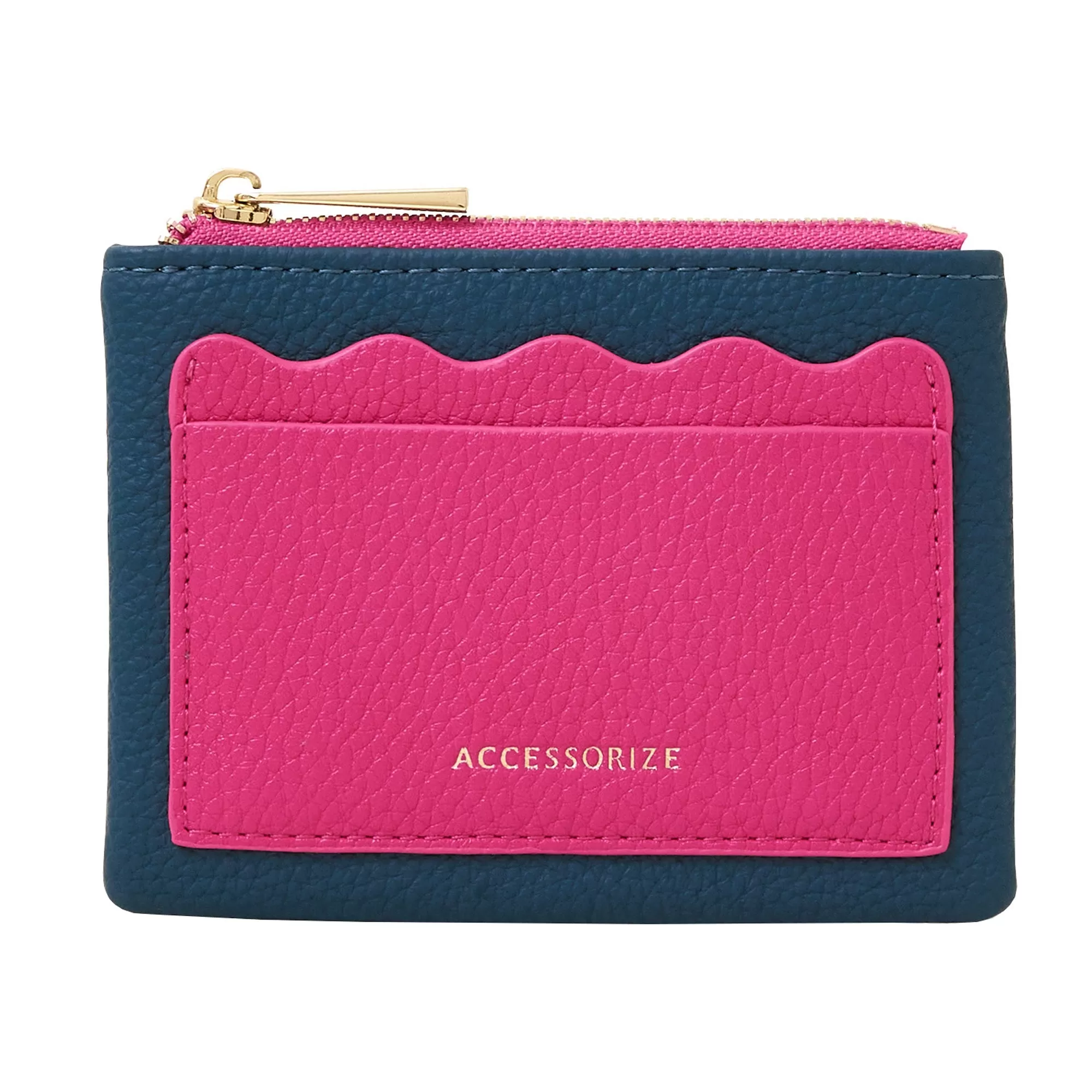 Accessorize London Women's Pink Wiggle Pocket Purse