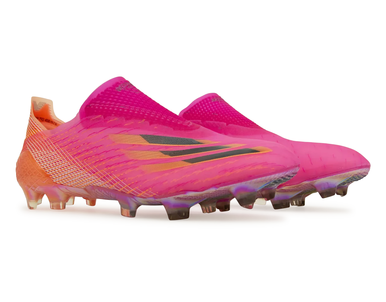 adidas Men's X Ghosted  FG Pink/Orange