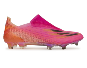 adidas Men's X Ghosted  FG Pink/Orange