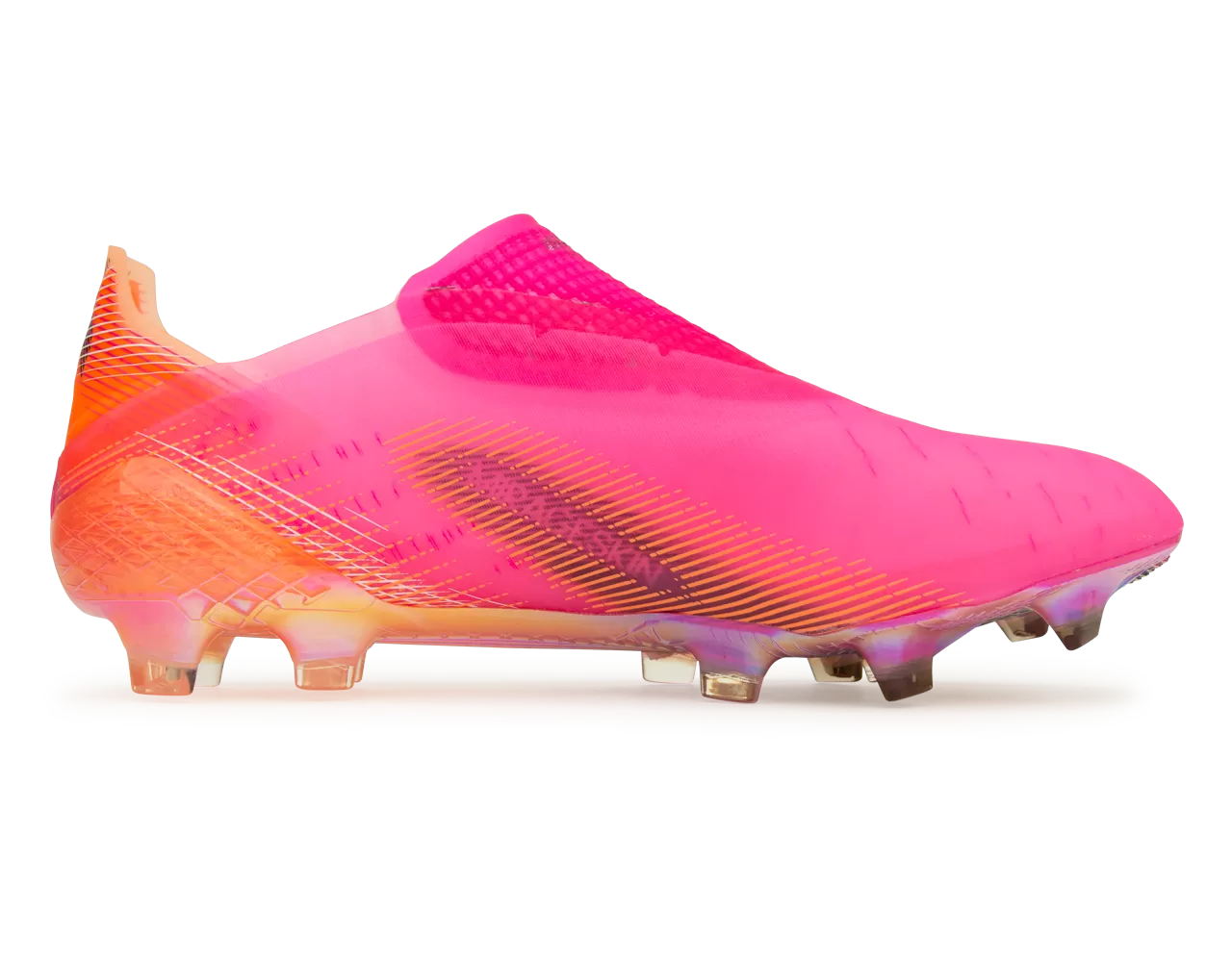 adidas Men's X Ghosted  FG Pink/Orange