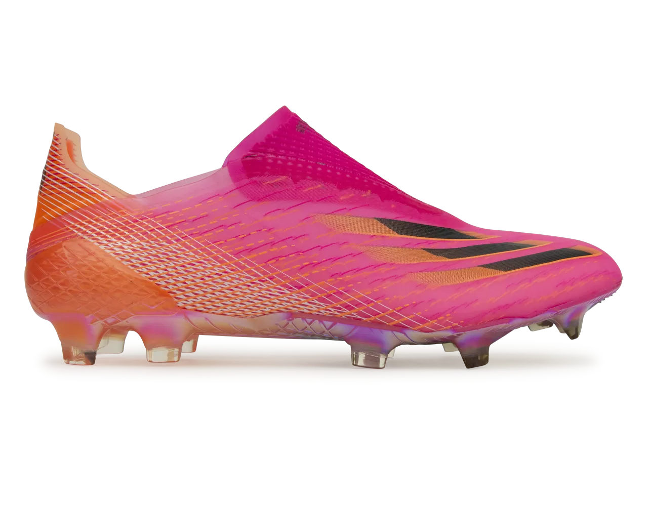 adidas Men's X Ghosted  FG Pink/Orange