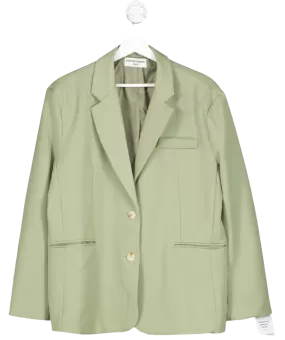 Another Version The Boyfriend Blazer Sage Green UK XS/S