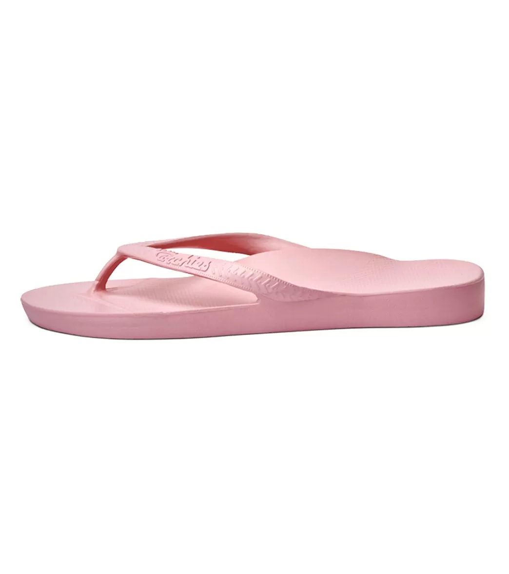 Archies Footwear Arch Support Flip Flops Pink