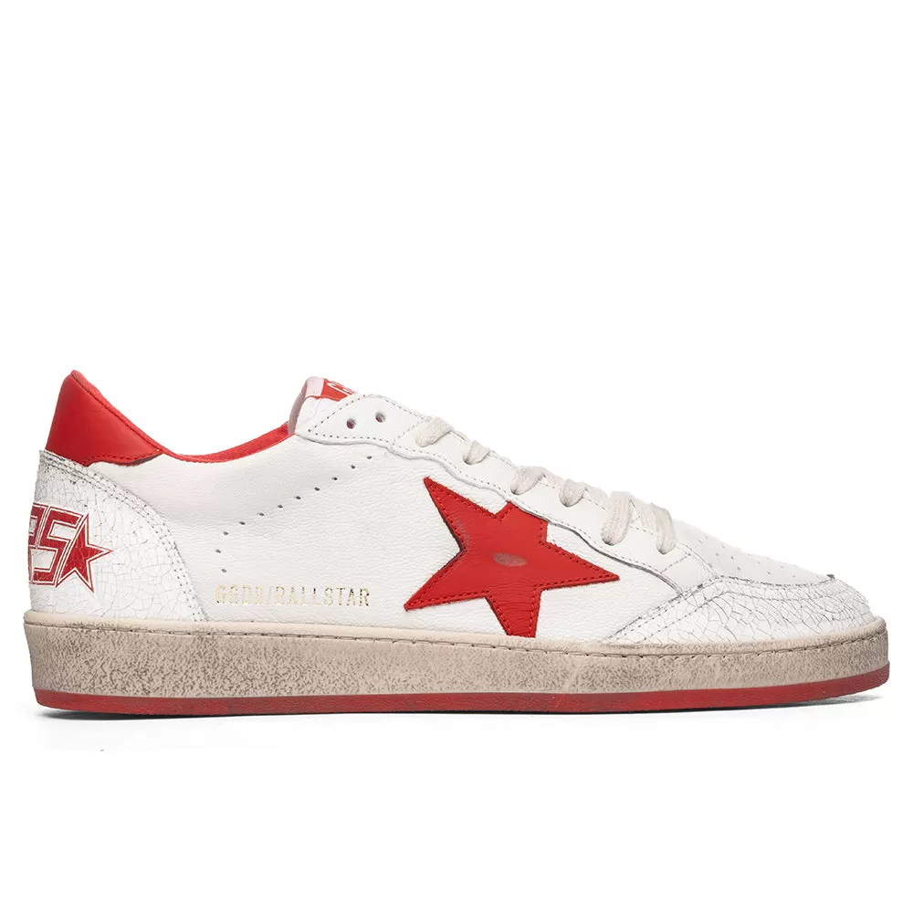 Ball Star - White/Strawberry Red