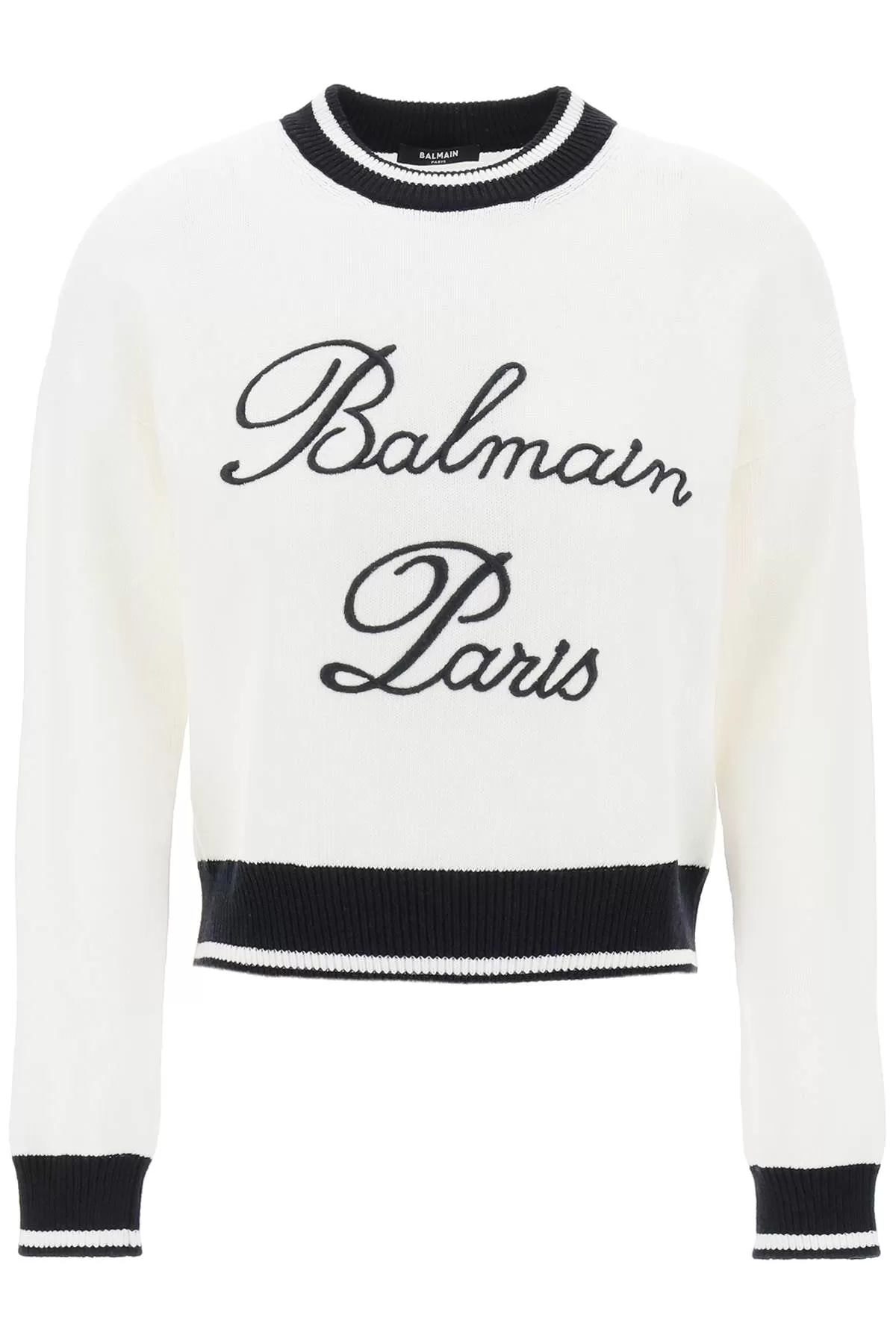 BALMAIN embroidered logo pullover