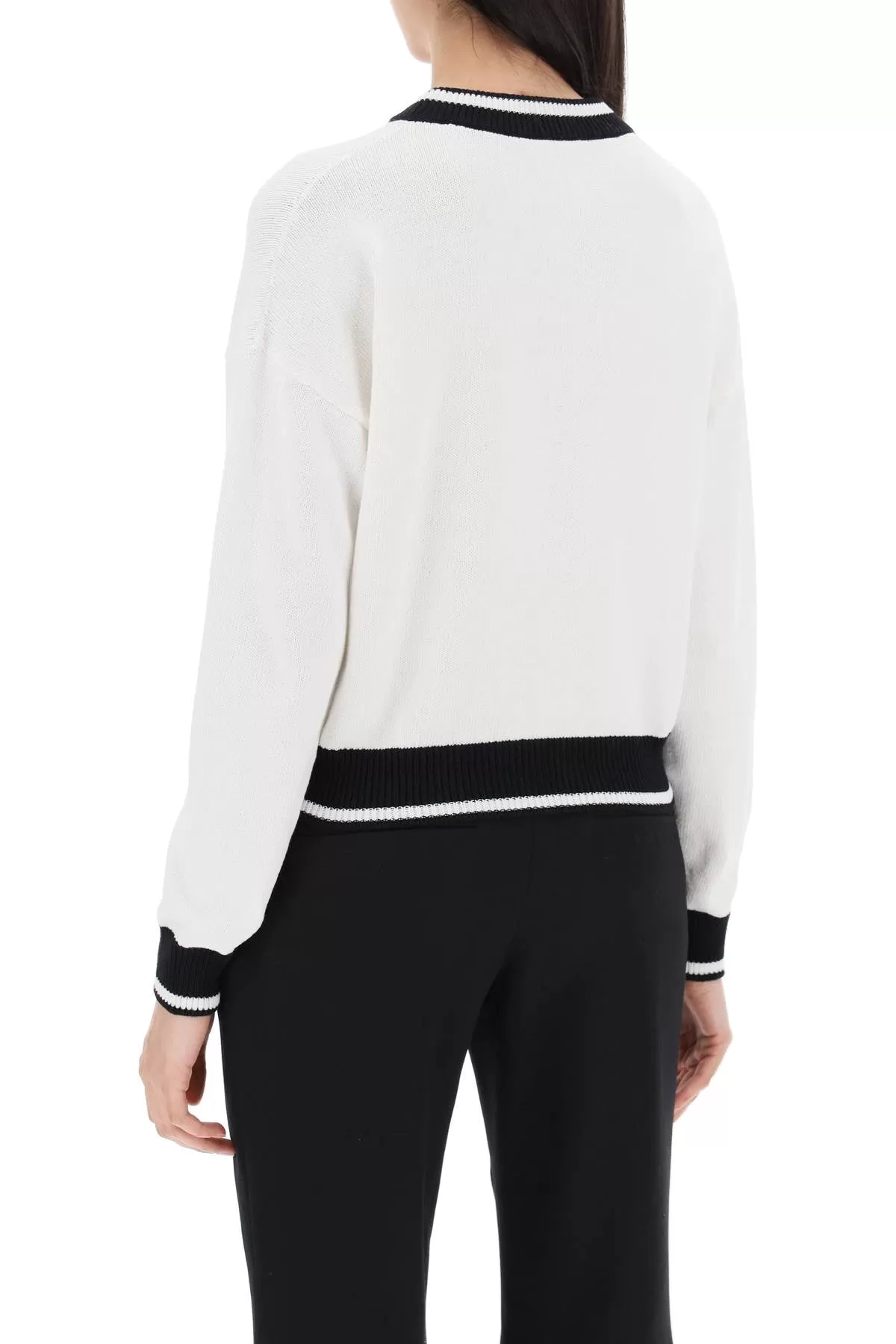 BALMAIN embroidered logo pullover