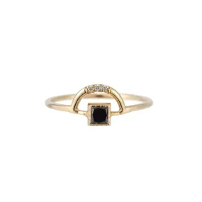 Black Diamond Arch Ring