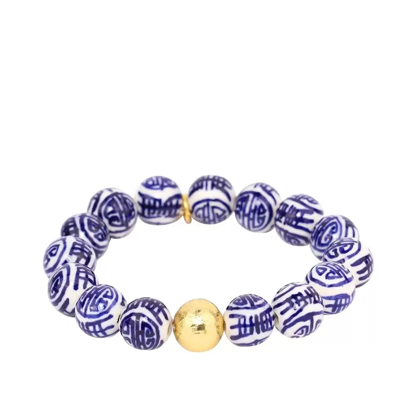 BUDHAGIRL | Porcelain Beaded Bracelet