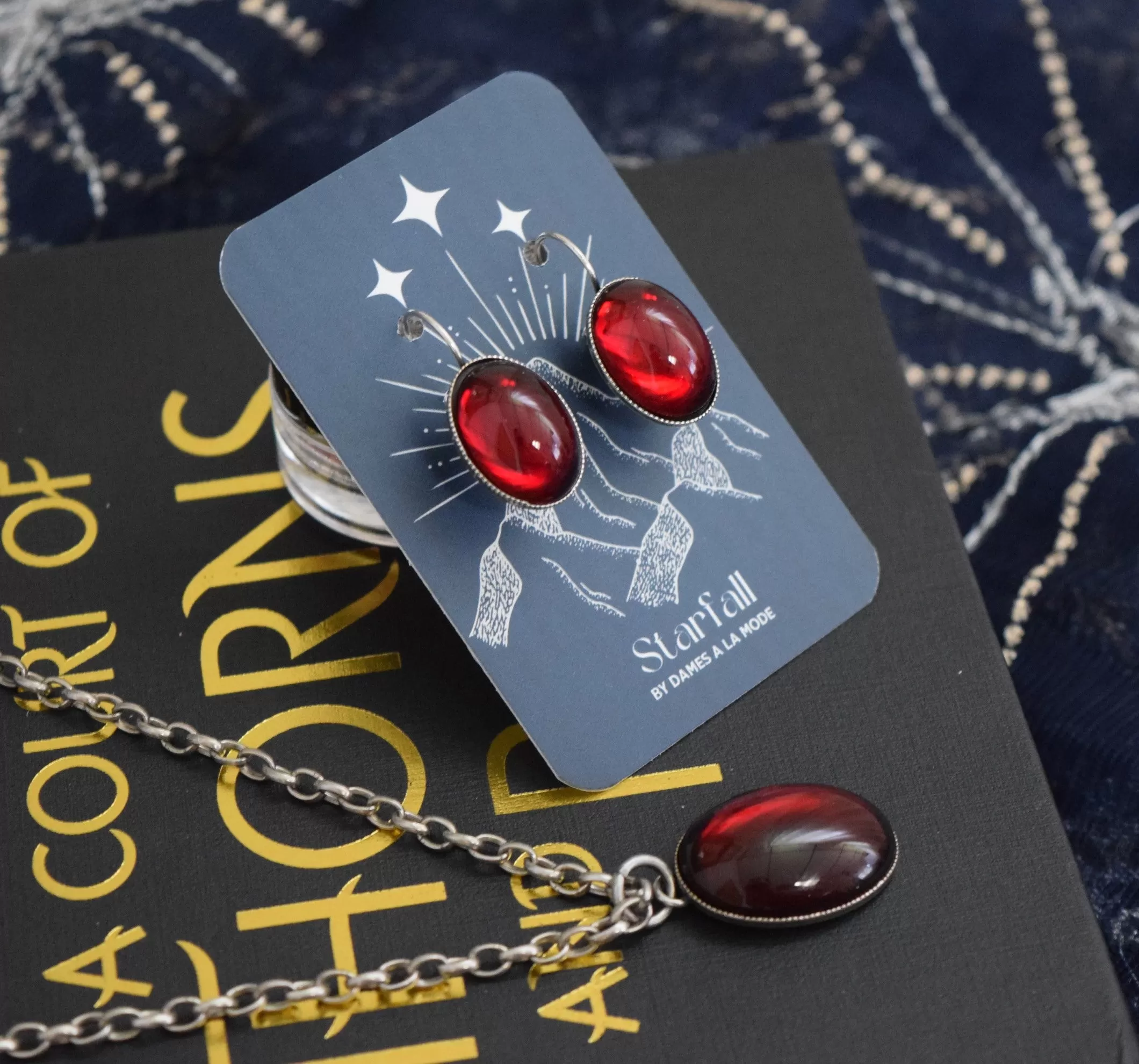 Cassian Siphon Earrings - Officially Licensed ACOTAR jewelry