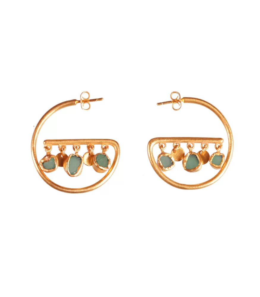 Charming Tales Hoop Earrings