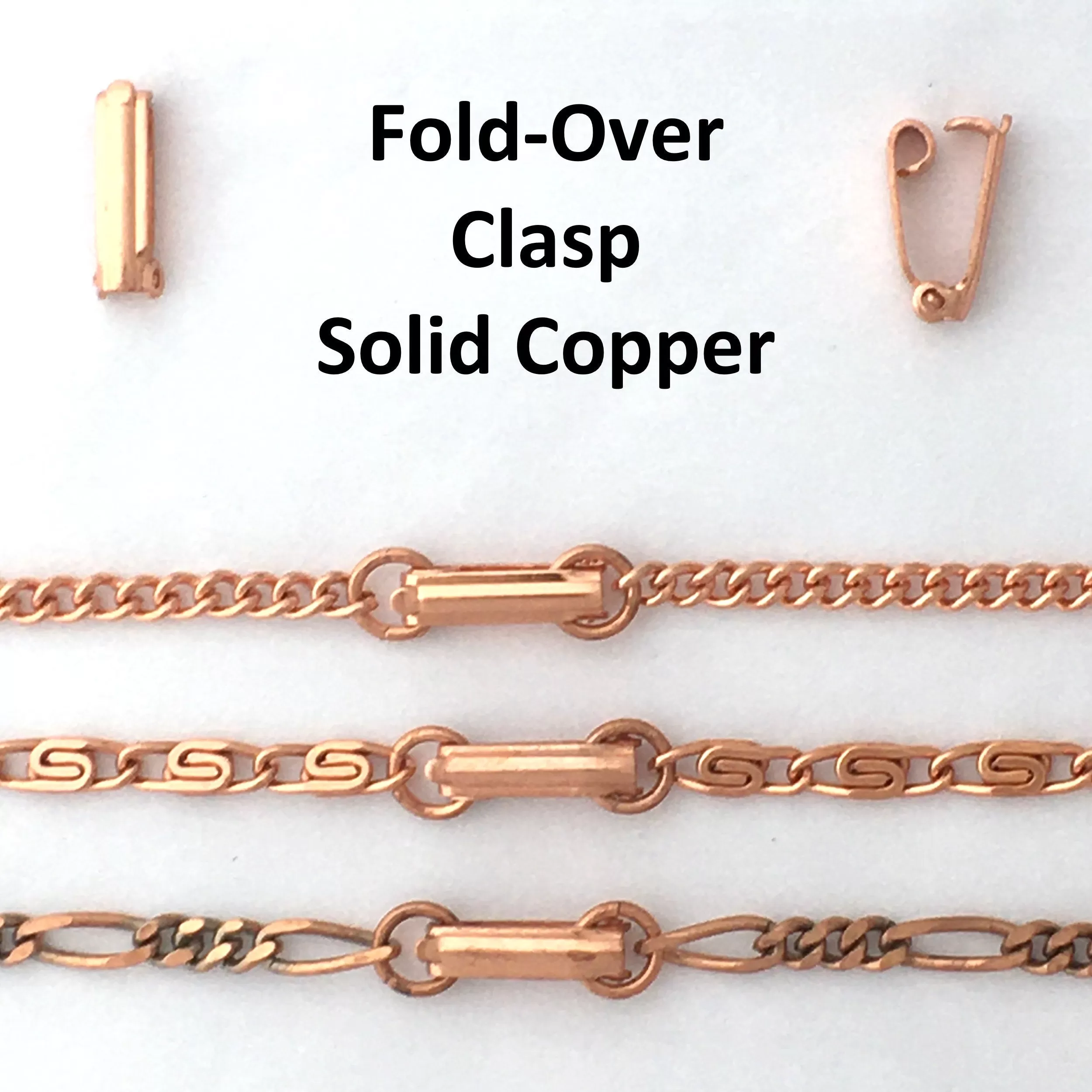 Custom Necklace Chain Fine Figaro Chain Necklace NC41 Solid Copper Necklace Custom Size Chain