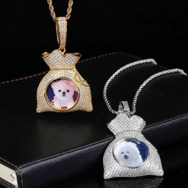 【Custom】Money Bag Photo Pendant