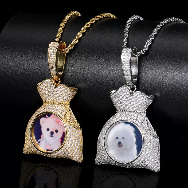 【Custom】Money Bag Photo Pendant