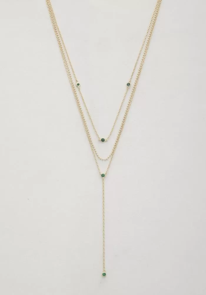 Dainty Metal Y Shape Necklace