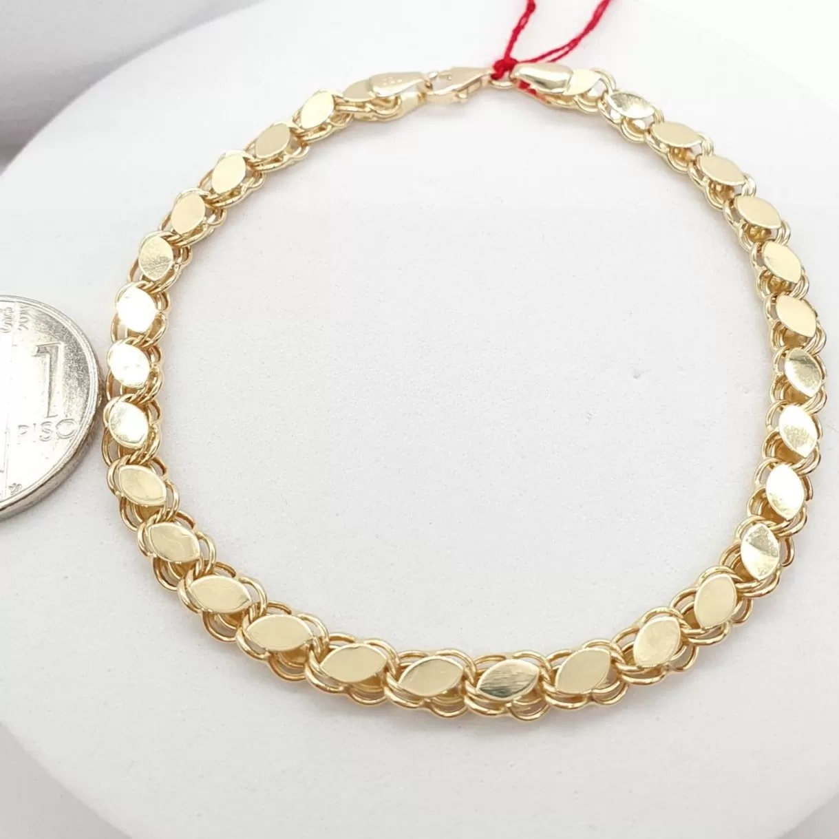 Damascus Bracelet 18K Gold