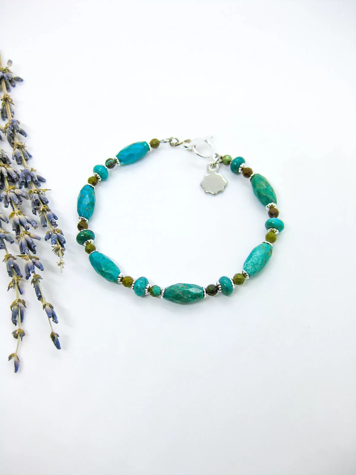 Delphine II: Turquoise Bracelet - b347