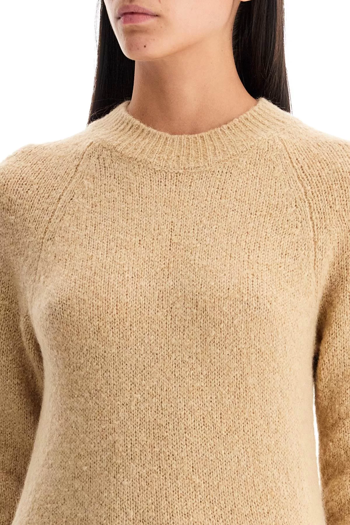 DRIES VAN NOTEN alpaca crewneck pul