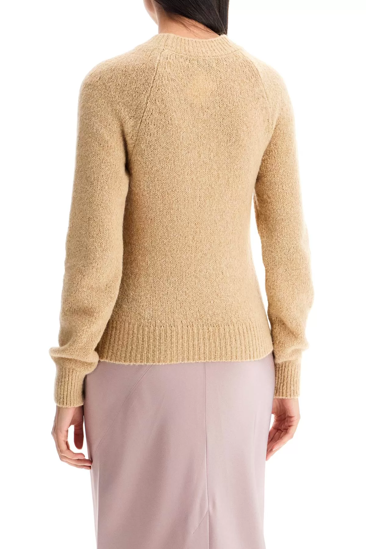 DRIES VAN NOTEN alpaca crewneck pul