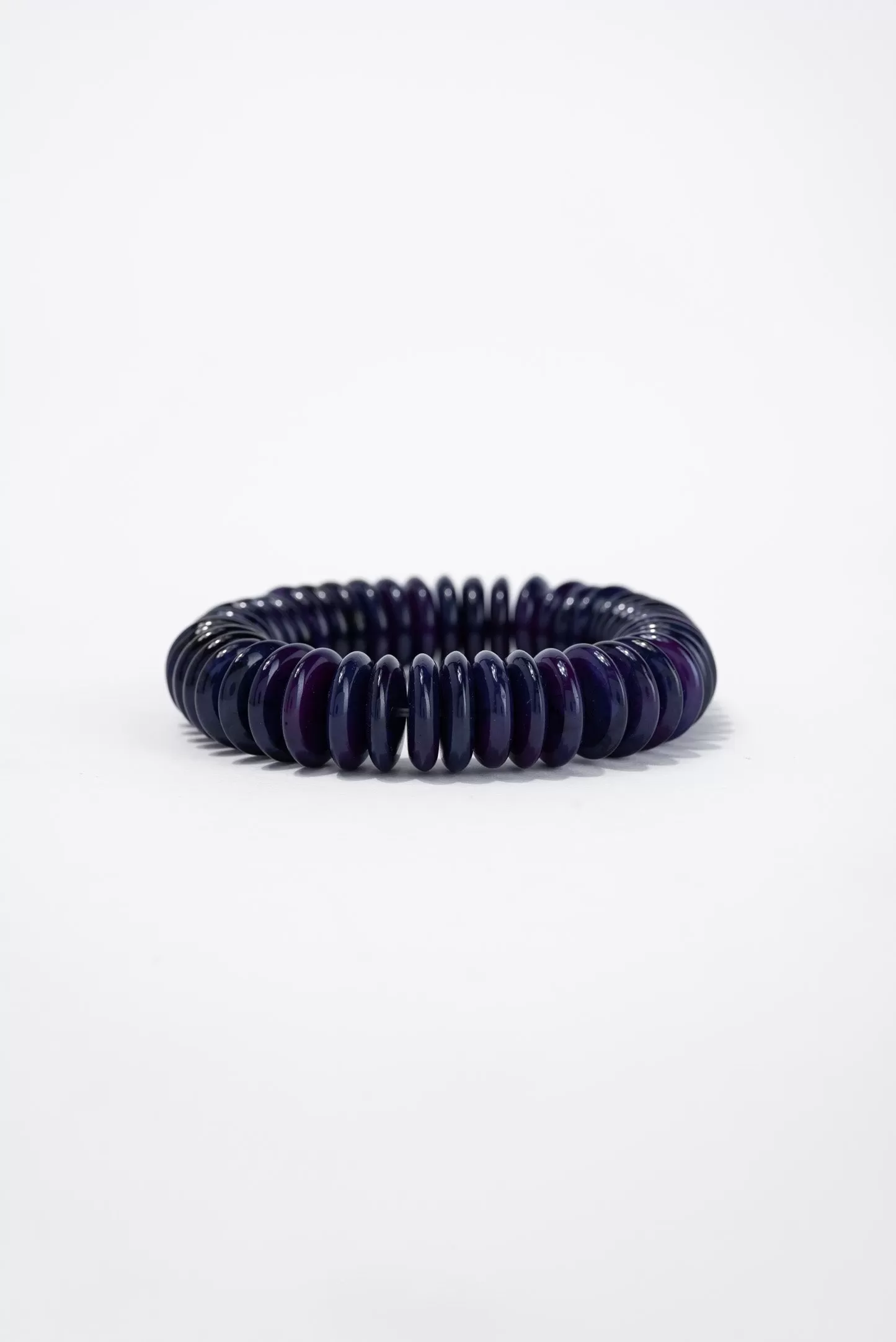 Elle Spiral Plastic Stretch Bracelet