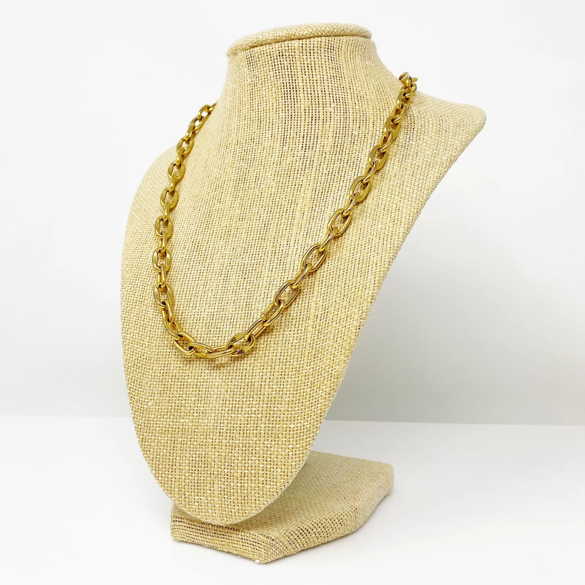 FIELDS gold link chain necklace