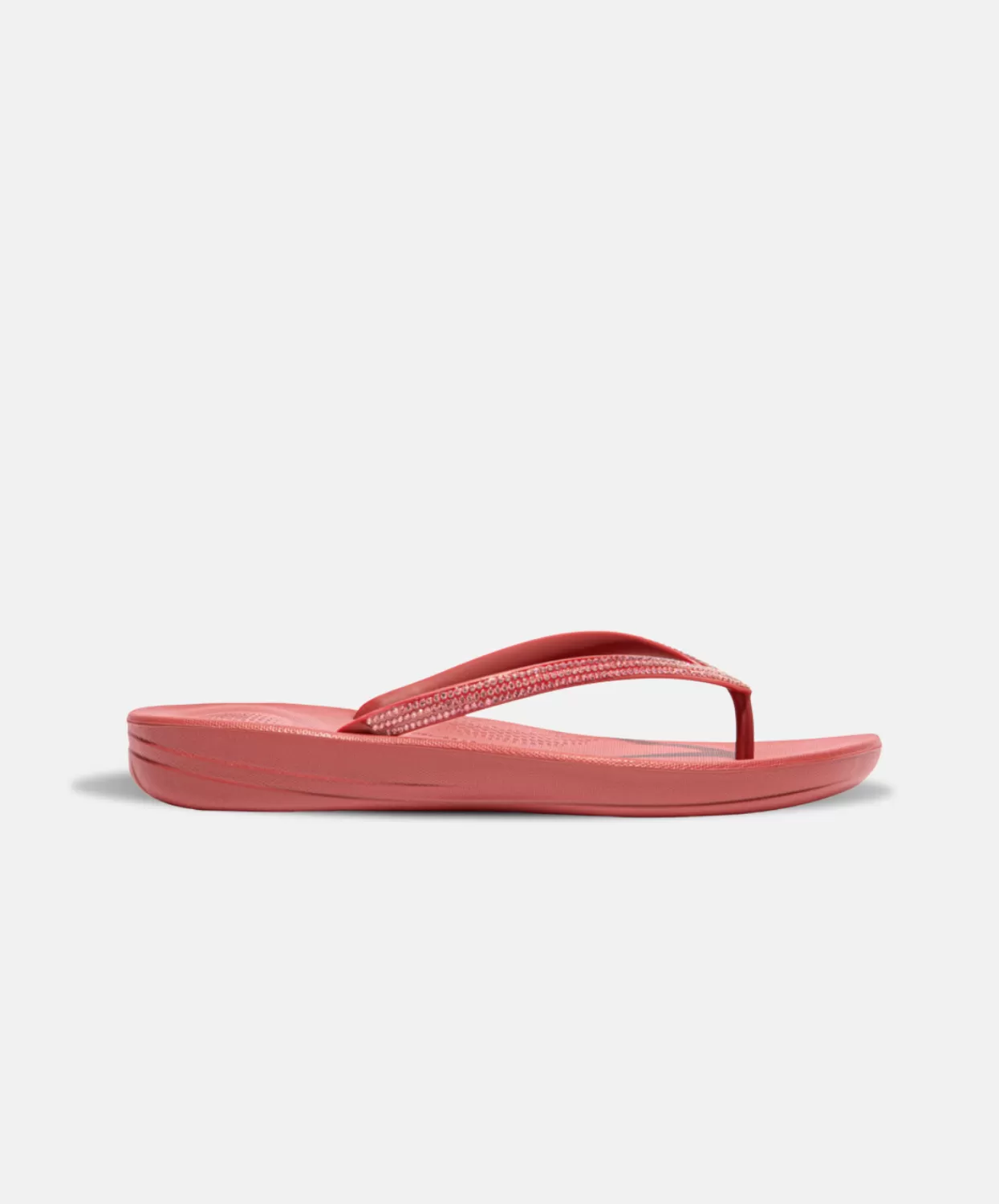 FitFlop iQushion Sparkle Thongs Red