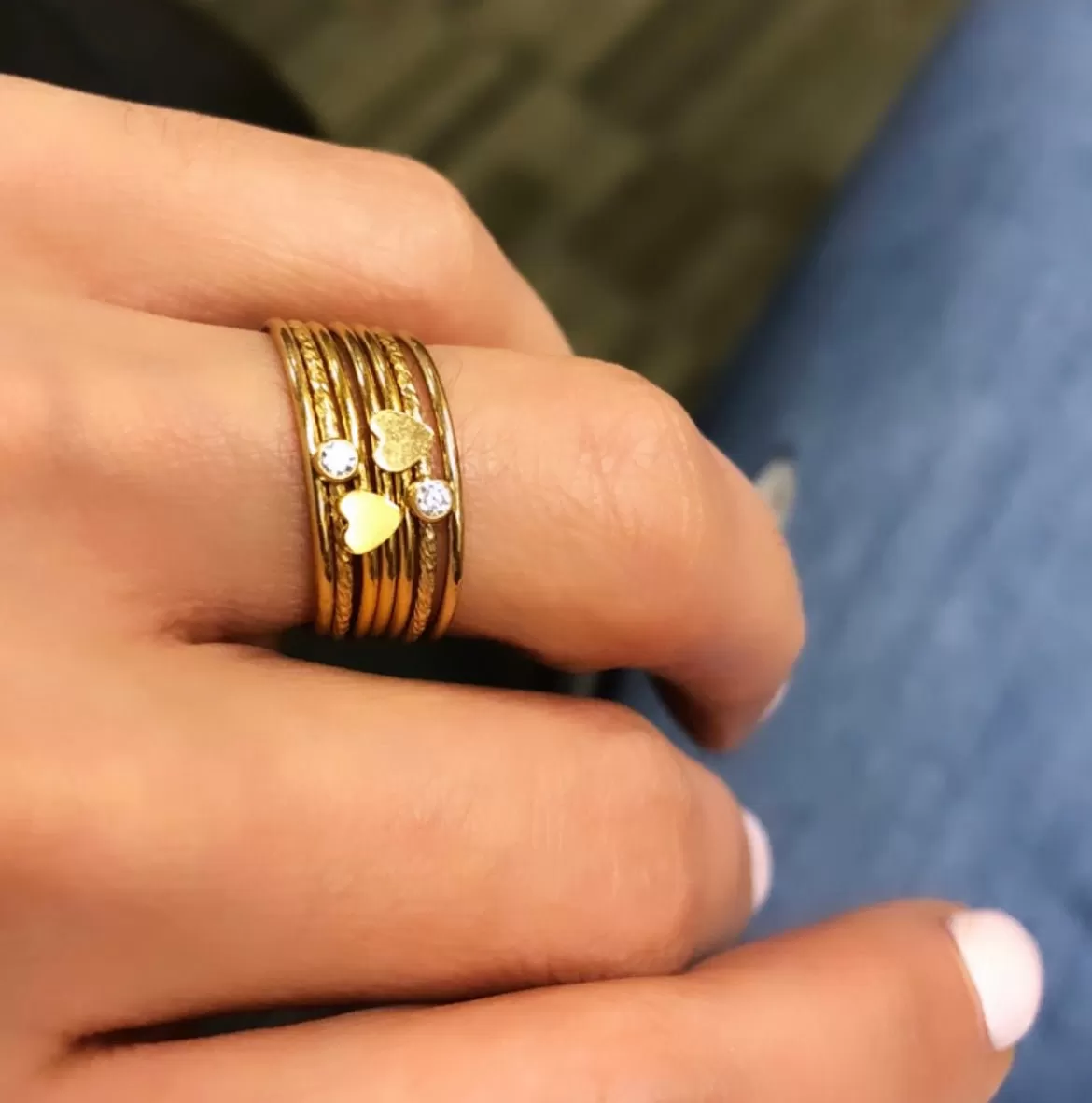 Gold Filled - Delicate Heart Ring