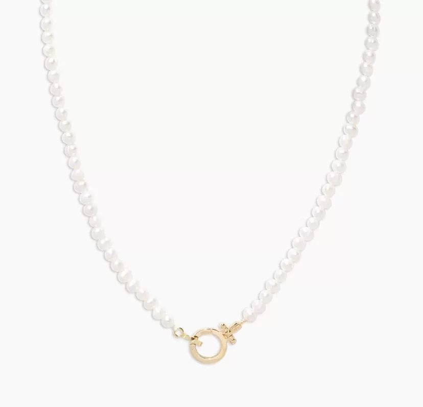 Gorjana Parker Pearl Necklace