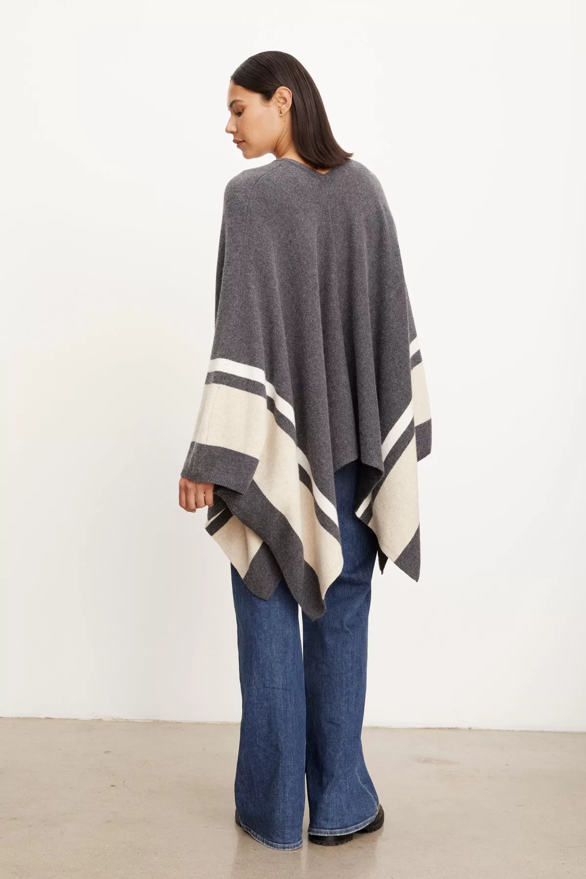 HARPER OPEN FRONT PONCHO