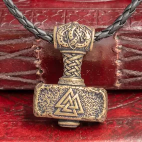 Heavy Large Bronze Mjlnir (Thor's Hammer)