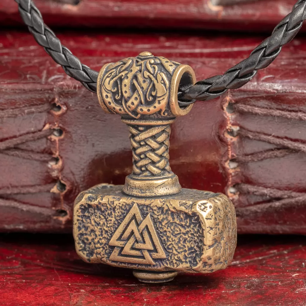 Heavy Large Bronze Mjlnir (Thor's Hammer)