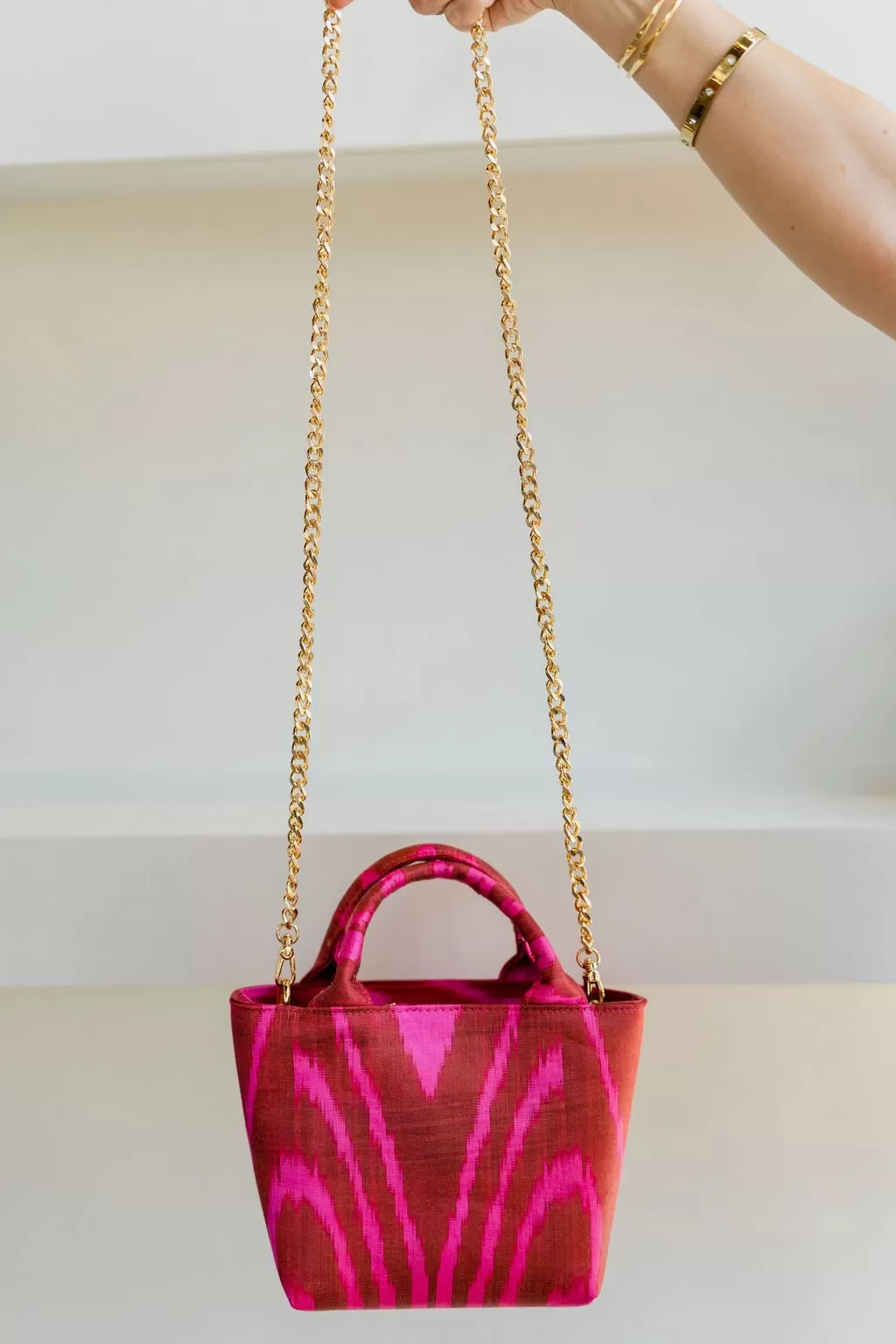 Hot Pink/Red Mini Cypress Tote