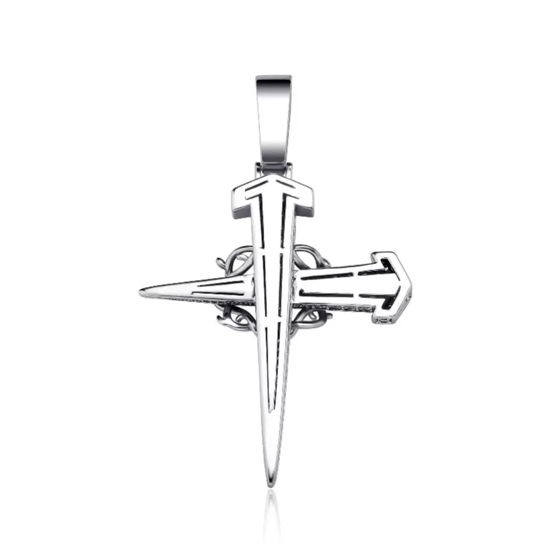 ICED OUT Anchor Pendant