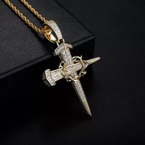 ICED OUT Anchor Pendant