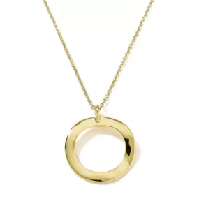 IPPOLITA Classico Mini Wave Circle Pendant Necklace