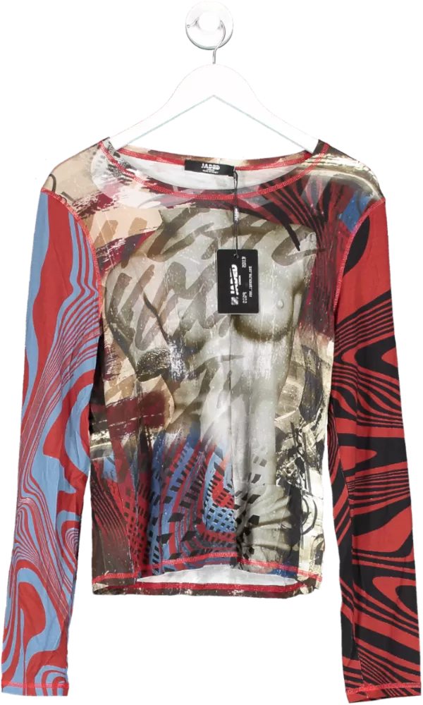 Jaded London Multicoloured Medusa Top BNWT UK 14