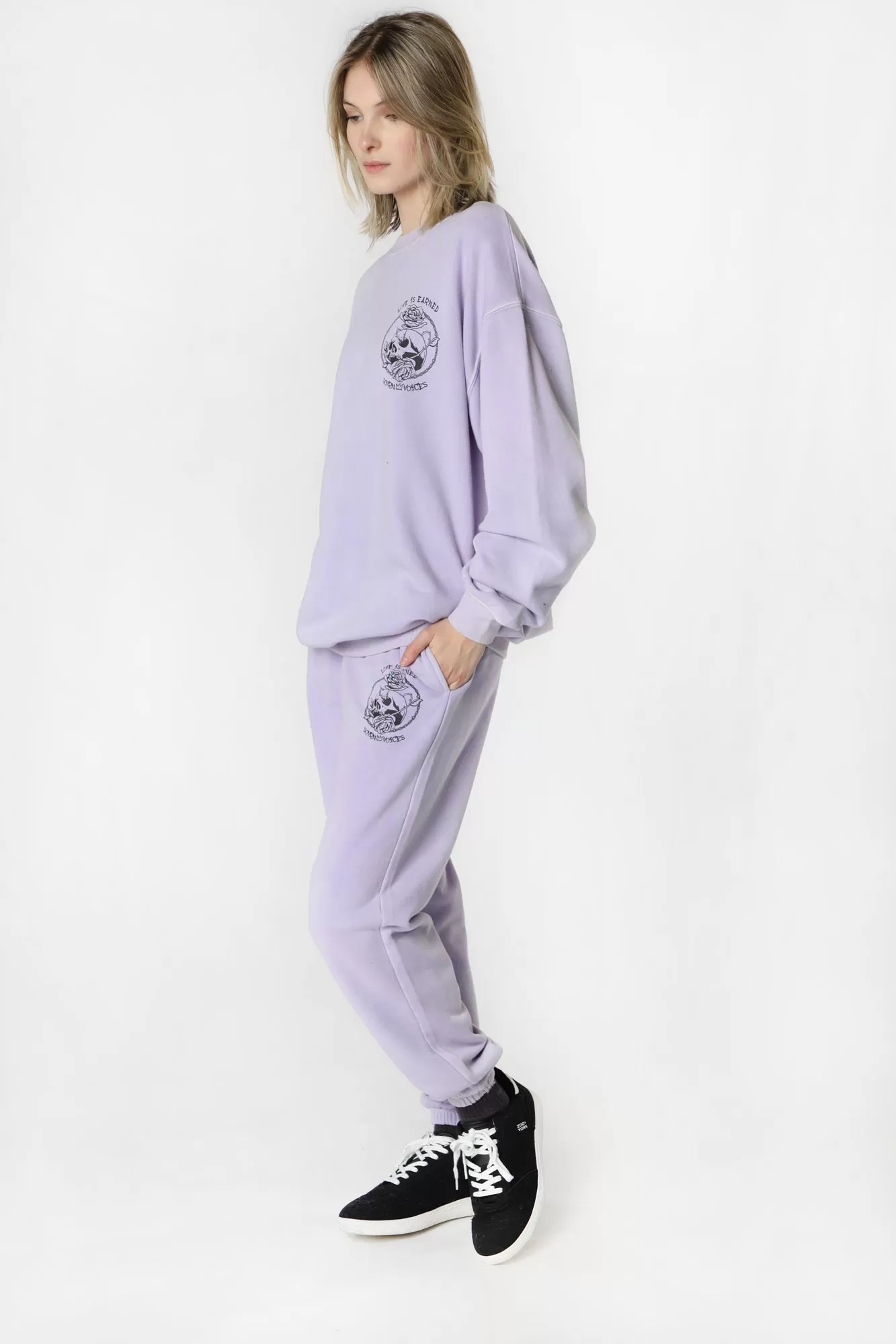 Jogger en Molleton Lilas Sovrn Voices Femme