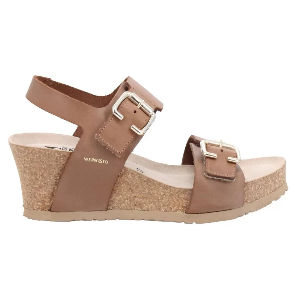 Lissandra Nubuck Leather Women's Wedge Sandals