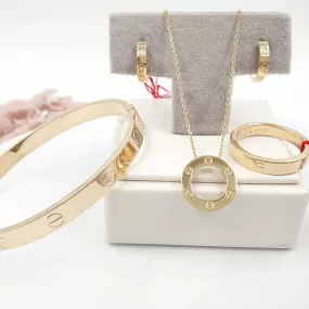 Love Jewelry Set 18K Gold