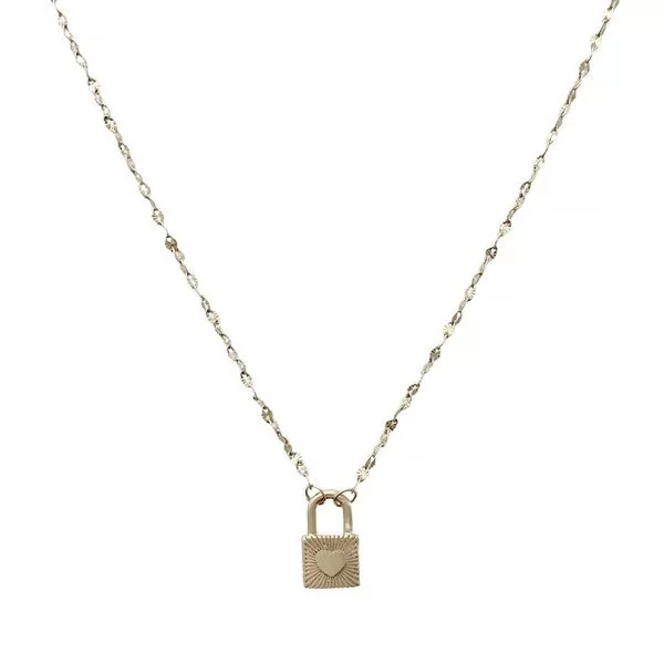 Love Locked Padlock Necklace