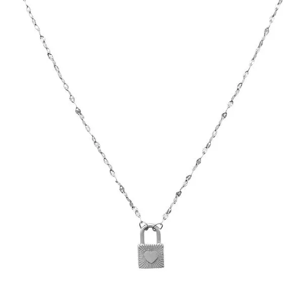 Love Locked Padlock Necklace