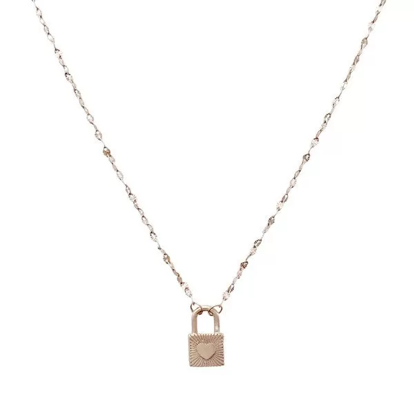 Love Locked Padlock Necklace