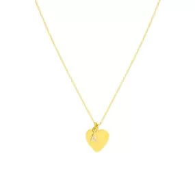 Love Token Initial Necklace