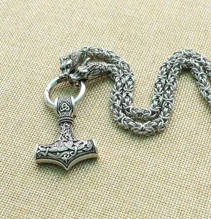 Mjölnir Spirit Animal Necklace