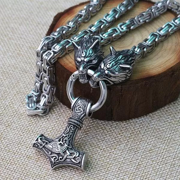 Mjölnir Spirit Animal Necklace