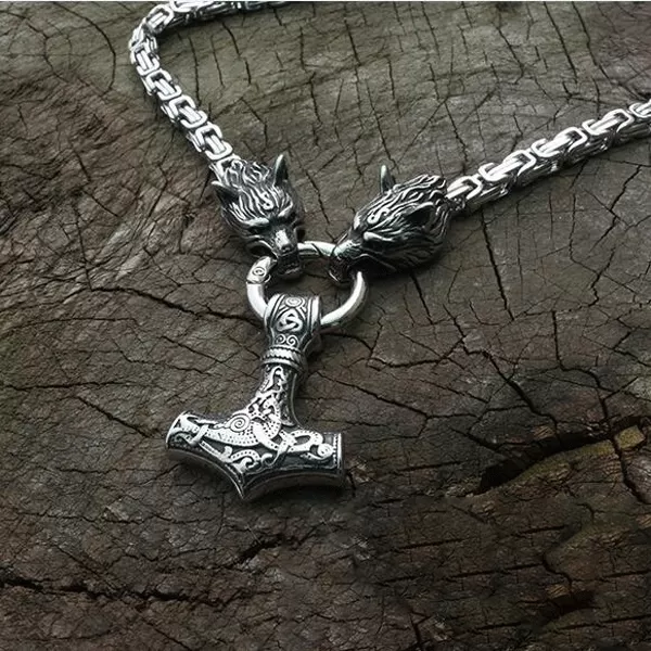 Mjölnir Spirit Animal Necklace