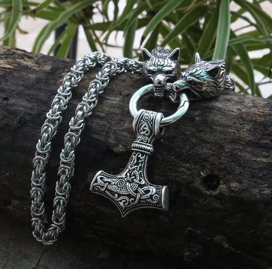 Mjölnir Spirit Animal Necklace