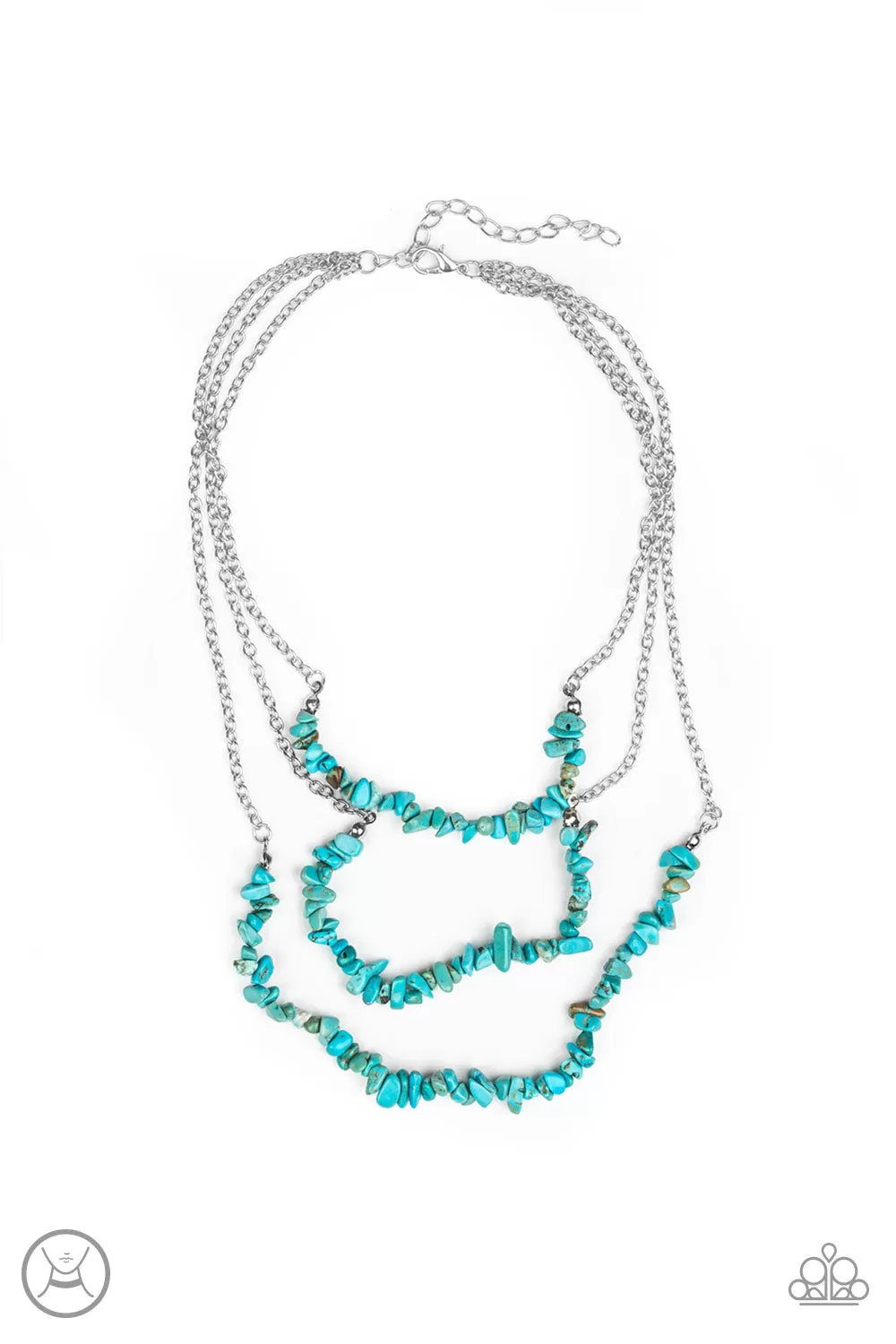 Paparazzi Eco Goddess Blue Necklace