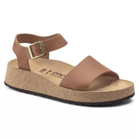 Papillio Glenda Leather Ginger Brown Sandals