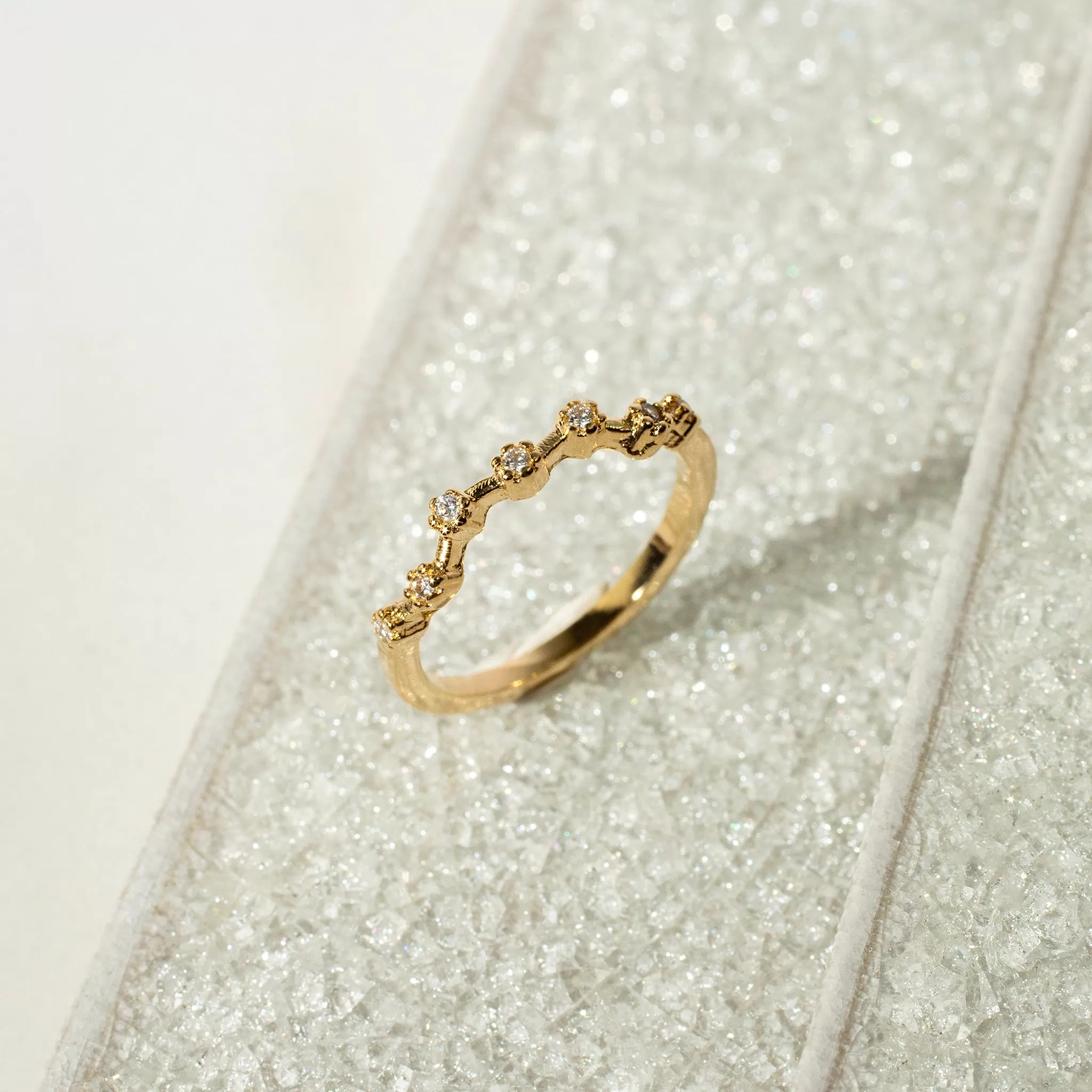 Pavé Constellation Band Ring