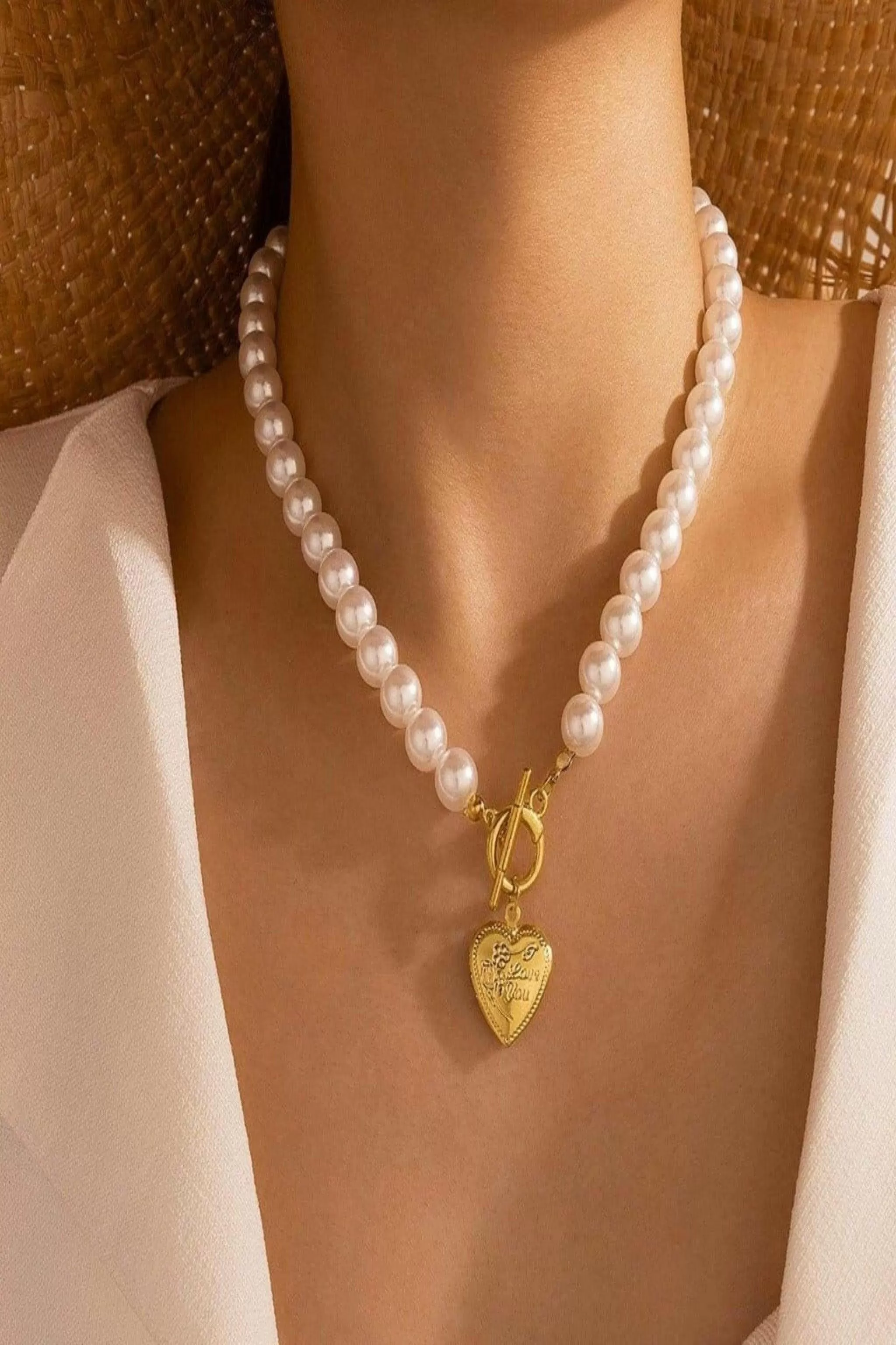 Pearl Heart Le Vian Opal Necklaces